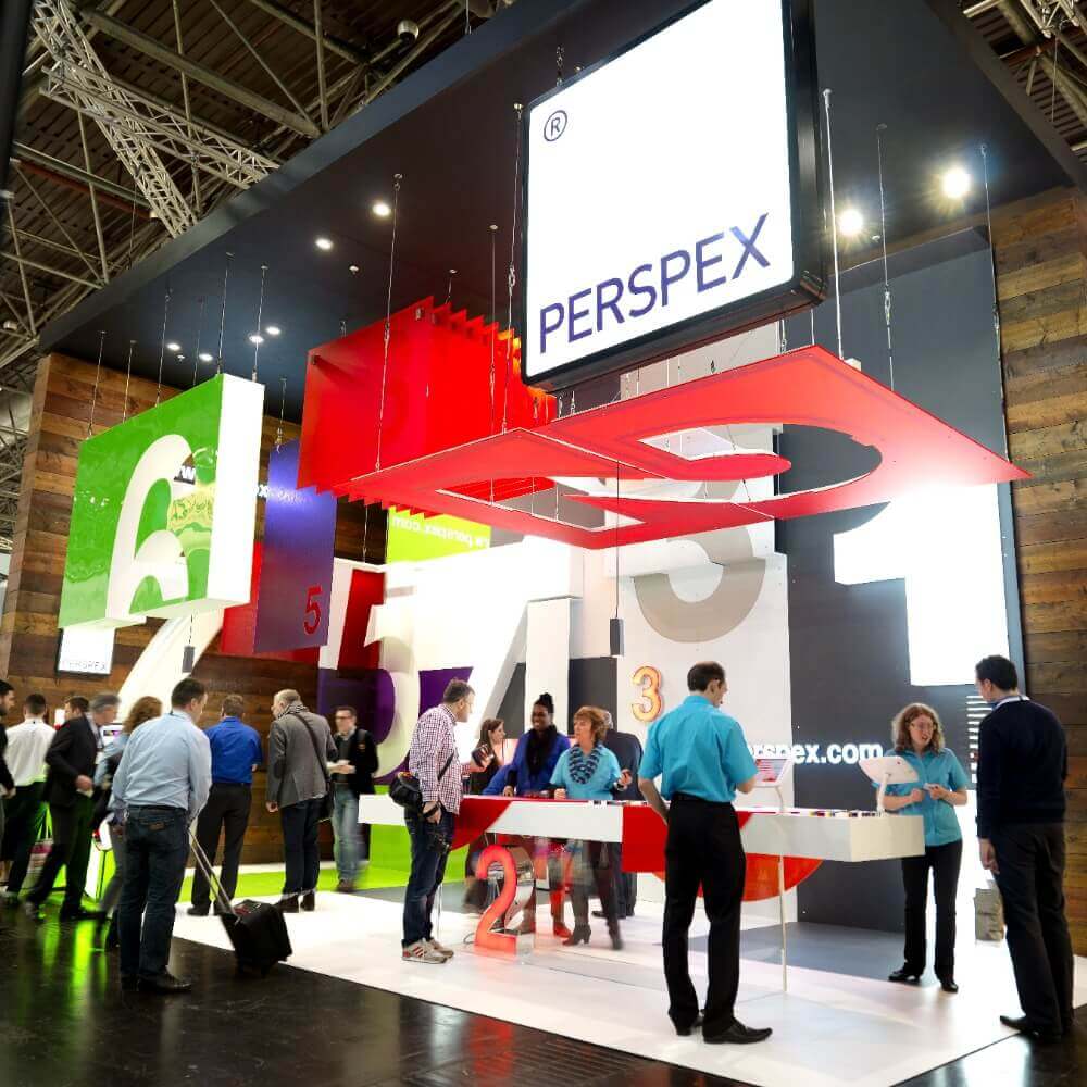 Perspex Exhibition Stand